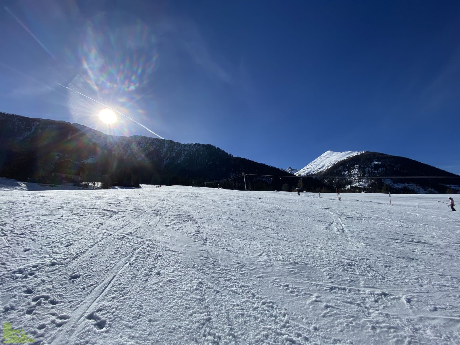 Auffi aufn Berg und runter mit de Ski